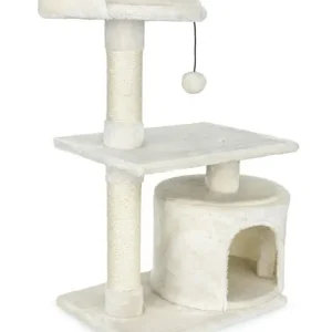 Drapak dla kota Happet CT08 76 cm – domek, półka, sizal Nowy